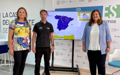 La Plaza Mayor de Segovia, meta de la cuarta etapa de la Vuelta Ciclista a España Femenina el 10 de septiembre
