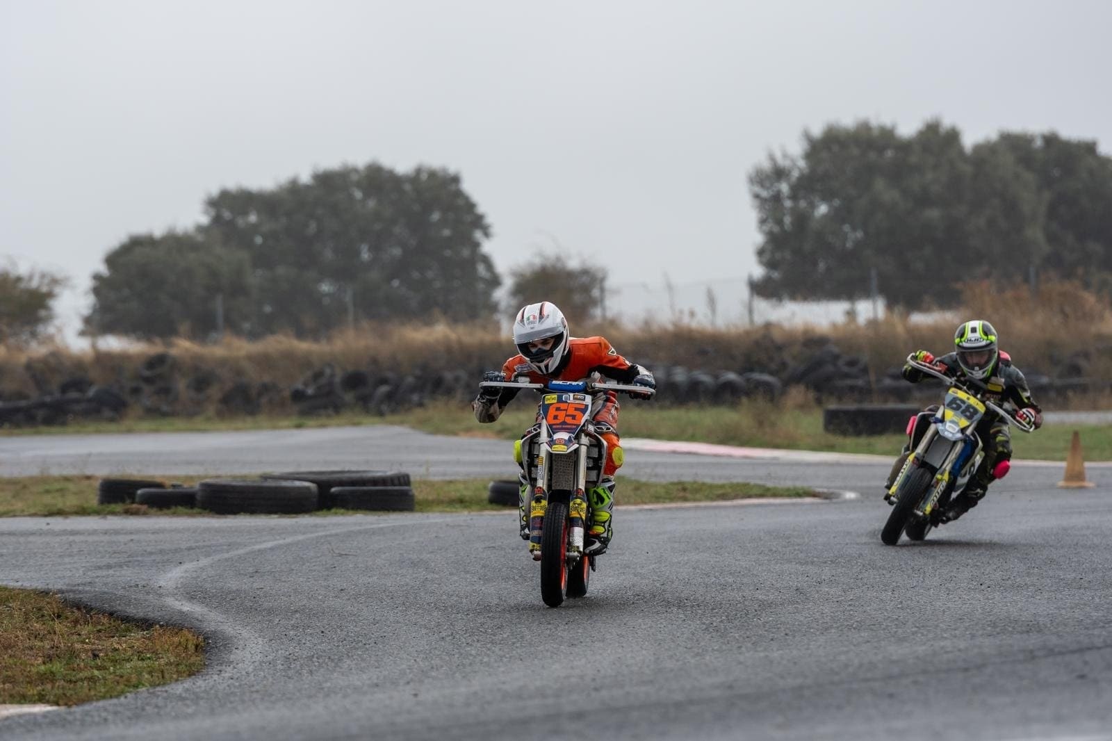 Dani García, Subcampeón de Castilla y León en la categoría Supermotard 85