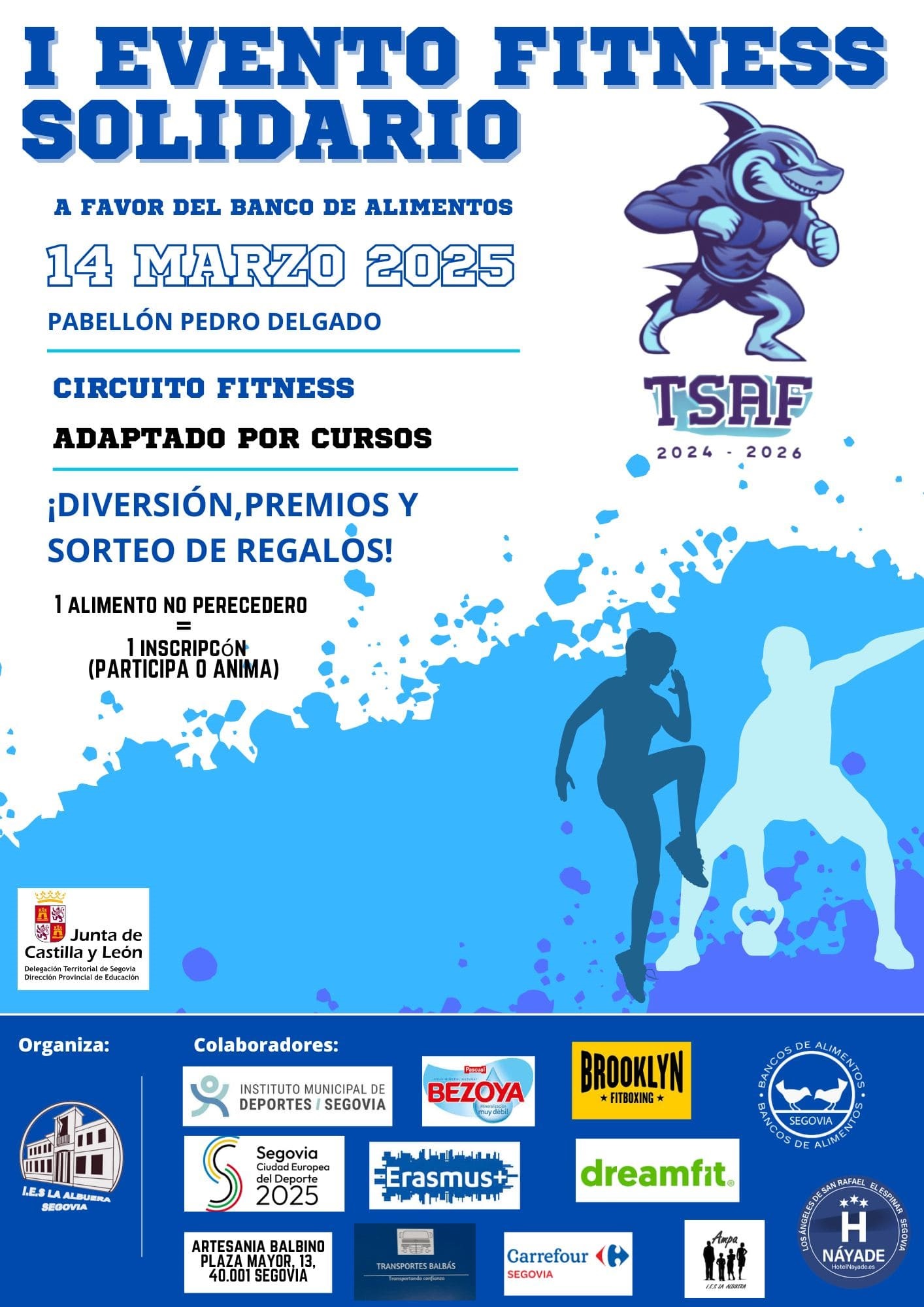 I Evento Fitness Solidario 14 de marzo de 2025