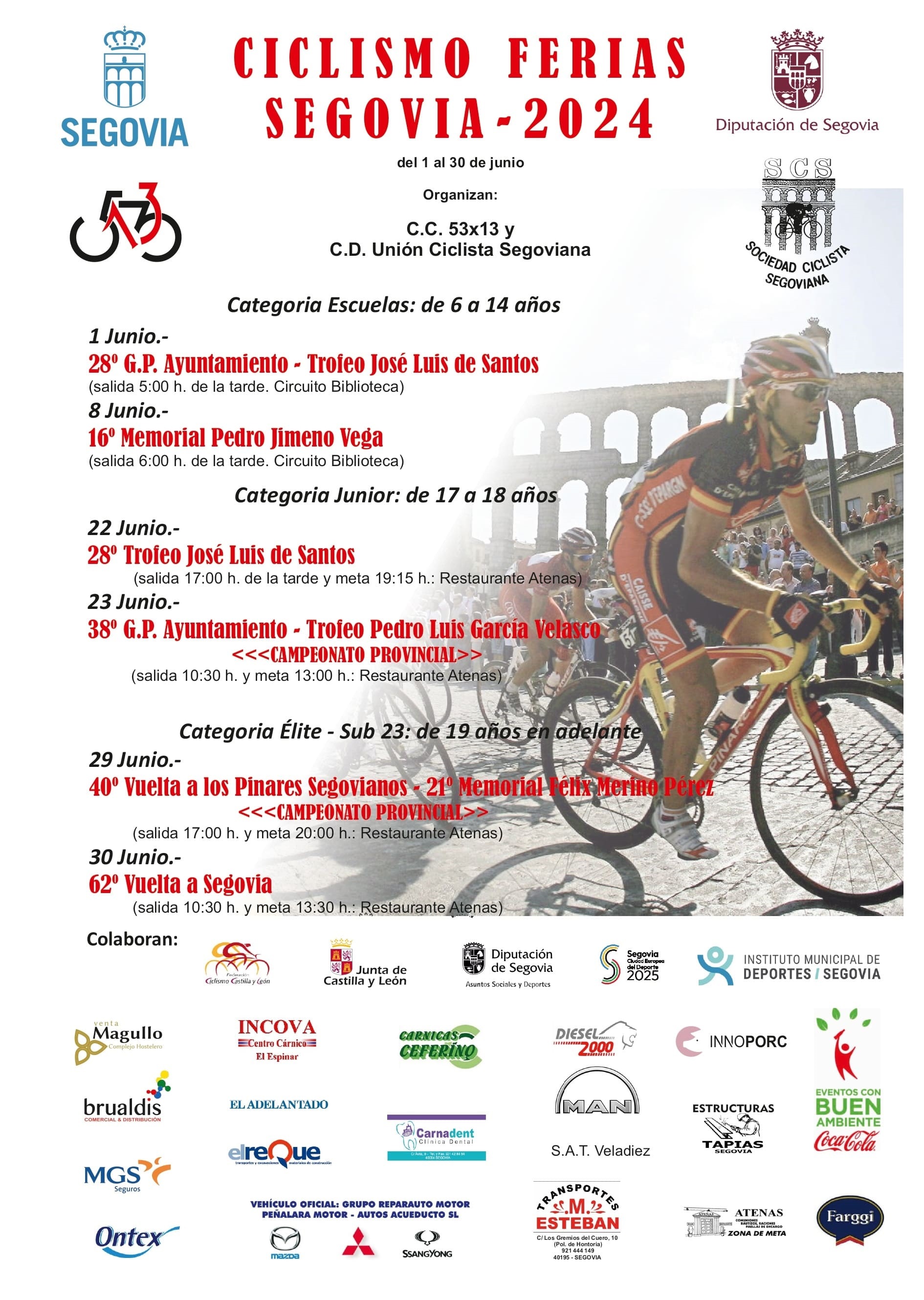 Ferias y Fiestas 2024: Ciclismo de Segovia