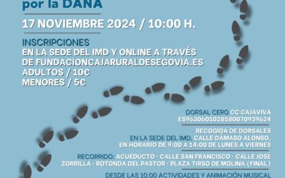 Marcha Benéfica en favor de los afectados por la Dana, el día 17 de noviembre de 2024