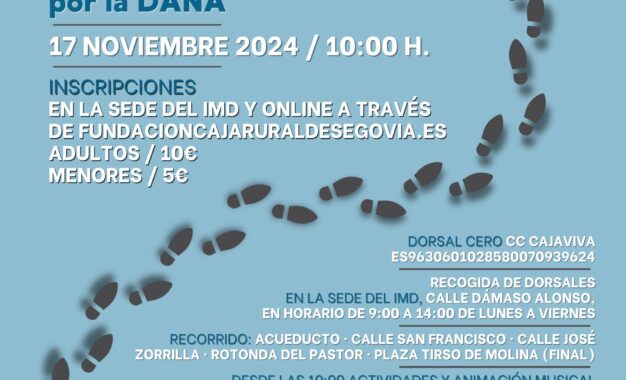 Marcha Benéfica en favor de los afectados por la Dana, el día 17 de noviembre de 2024