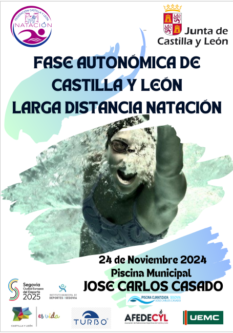 El domingo 24 de noviembre, se celebrará por primera vez en Segovia, la fase autonómica de Larga Distancia en natación.