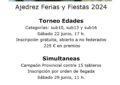 Ferias y Fiestas 2024: Ajedrez