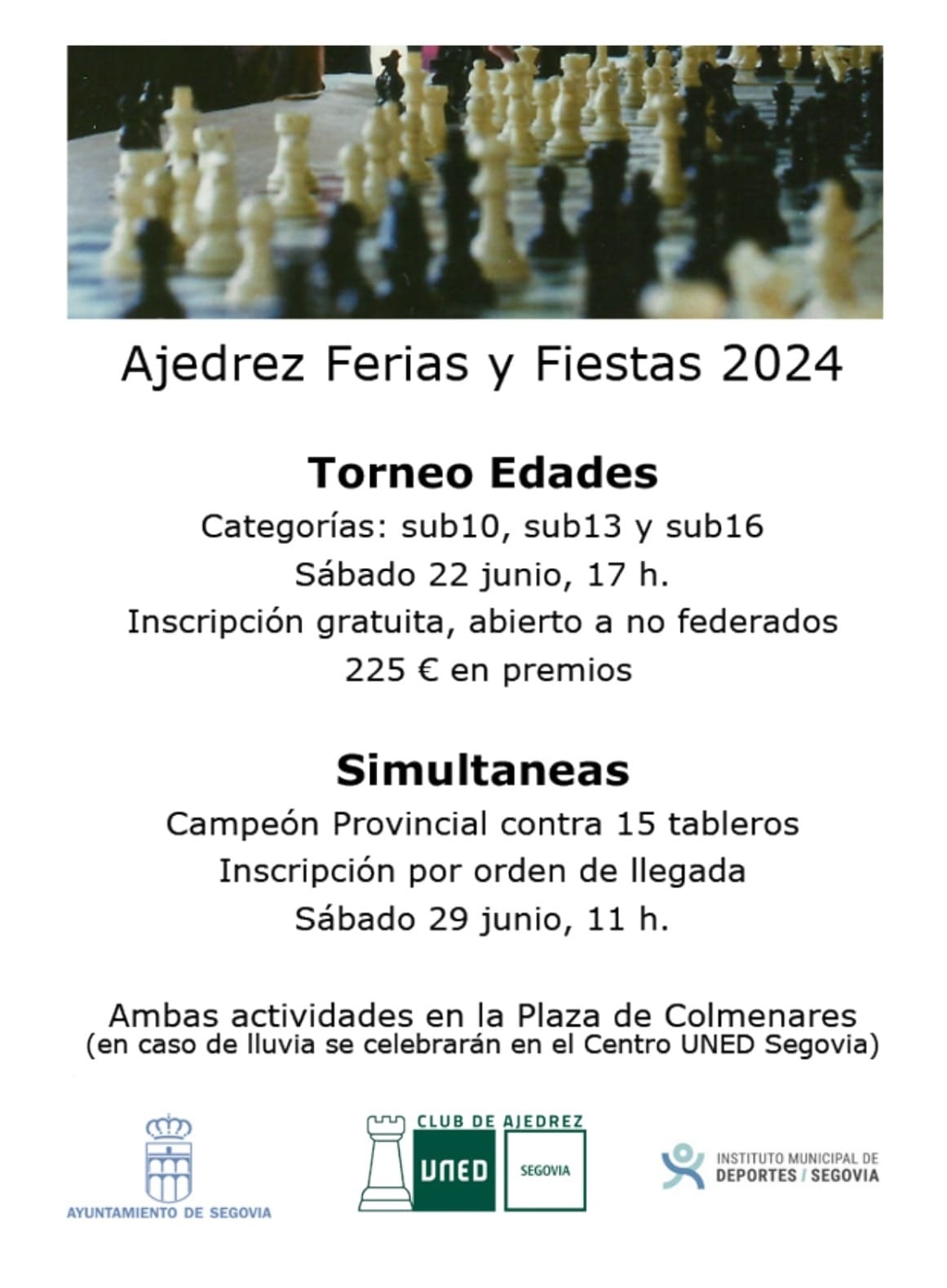 Ferias y Fiestas 2024: Ajedrez