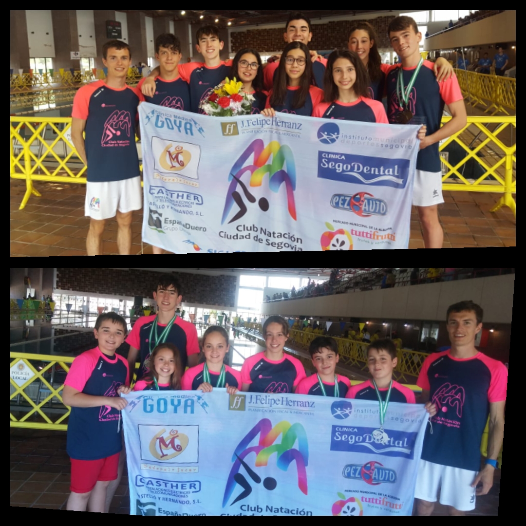 El Club Natación IMD-Ciudad de Segovia consigue 15 medallas en el I Trofeo Ciudad de Ávila
