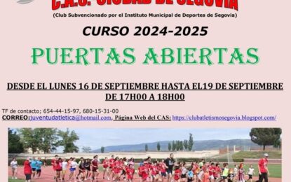 Escuela de Atletismo del Cas – Ciudad de Segovia y Venta Magullo