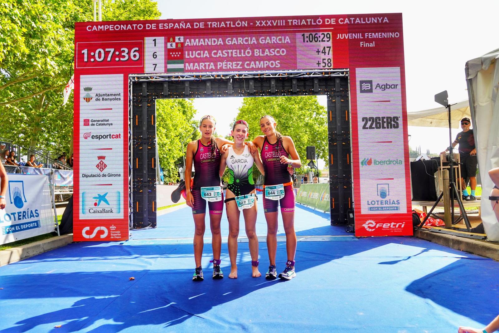 CD Triatlón Lacerta crónica del Fin de Semana: Triatlón Nacional y Acuatlón Regional.