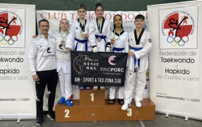 Tres oros y una plata para el Taekwondo RM-Sport Innoporc en Miranda de Ebro