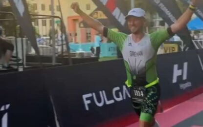 Ironman de Sacramento: Sthephen D. Grehan Pastor cruza línea de meta en 10h21`17“