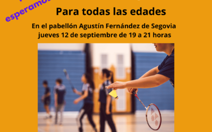 Bádminton: Jornada de puertas abiertas