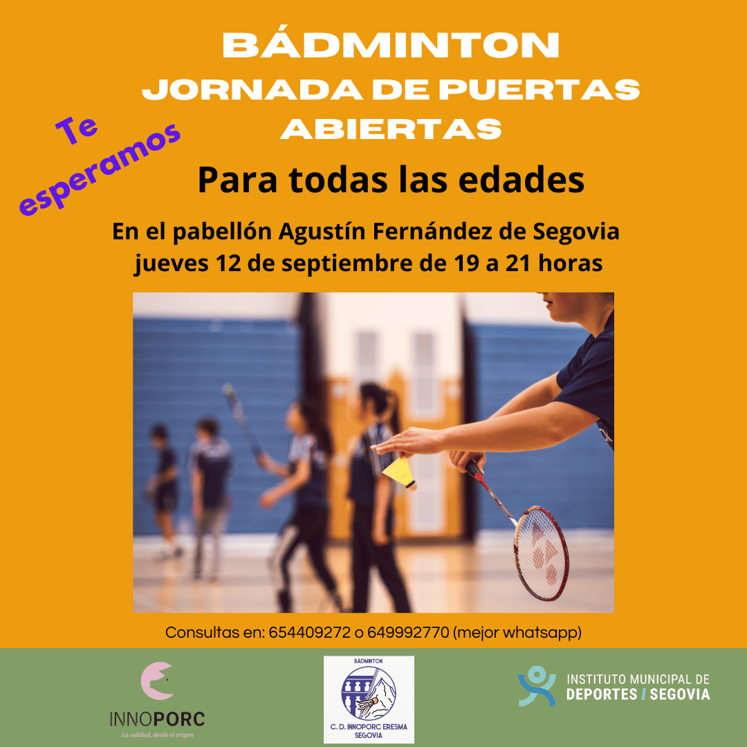 Bádminton: Jornada de puertas abiertas