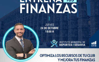 Charla sobre gestión financiera para clubes deportivos – 24 de octubre