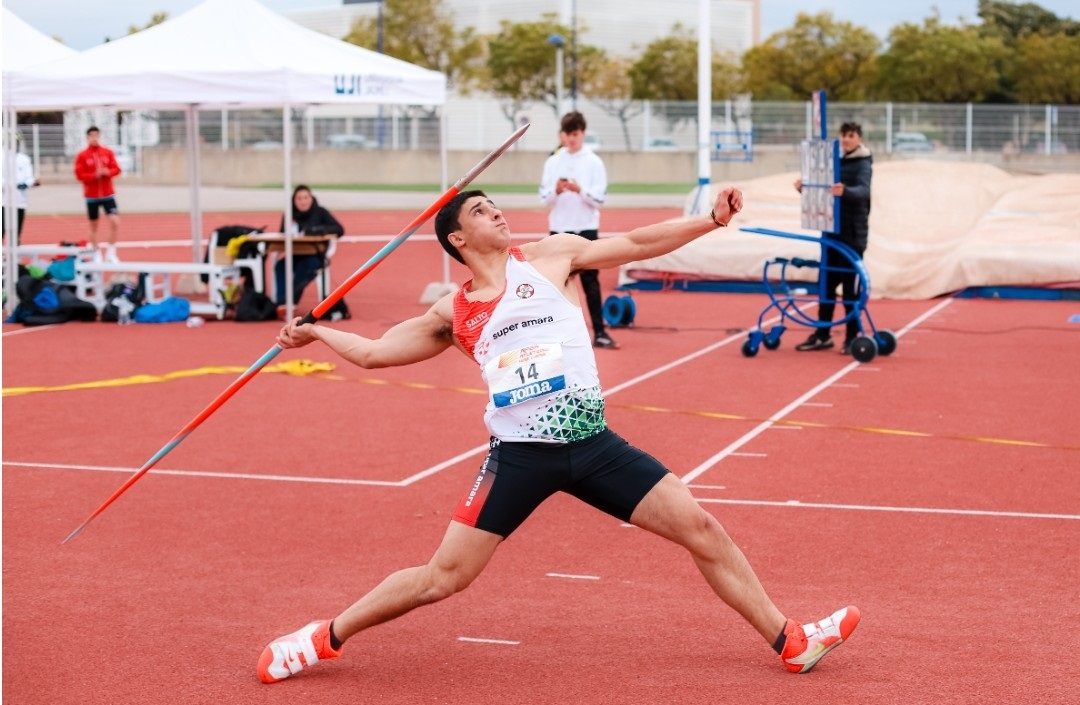 Alejandro Esteban Moreno, subcampeón de España en el Campeonato de España de Lanzamientos de Invierno en Castellón